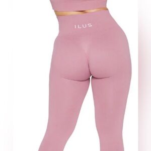 ILUS rose color High-Waisted Leggings size Small